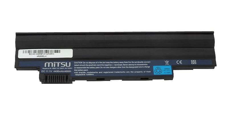 Bateria do laptopa Acer D255; D260 11.1 V 4400 mAh - obrazek 2