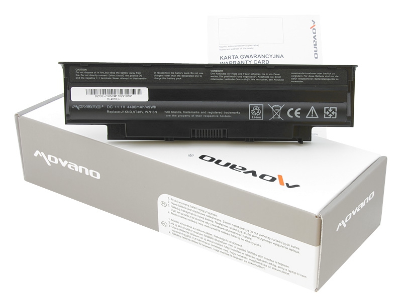 Bateria do laptopa Dell Inspiron 13R; 14R; 15R; 17R 11.1 V 5200 mAh - obrazek 5