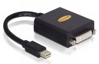 Adapter mini HDMI męski na DVI-I żeński Delock