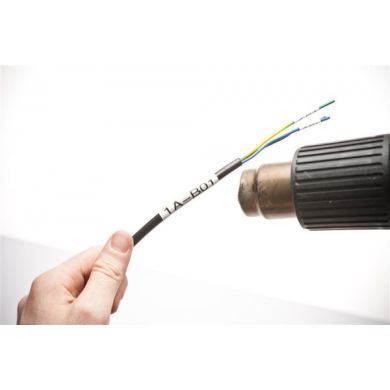 Rurka termokurczliwa Brother 23.6mm Black on White Heat Shrink Tube - obrazek 2