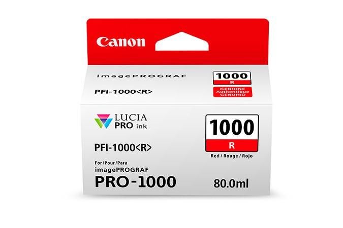 Tusz Canon PFI-1000 Red 80 ml. 5355 str.