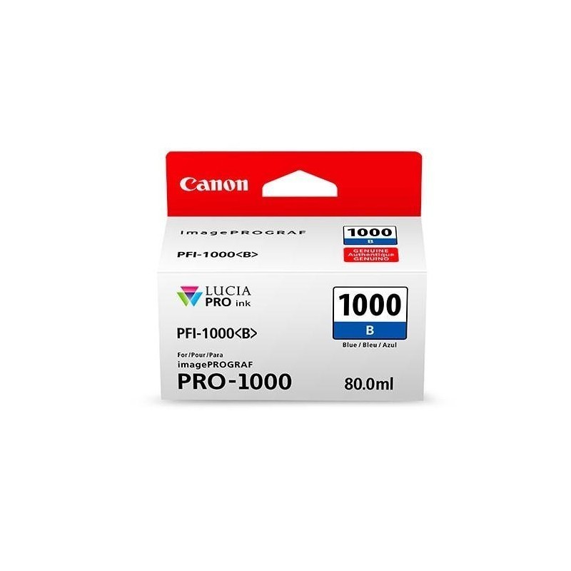 Tusz Canon PFI-1000 Blue 80 ml. 5140 str.
