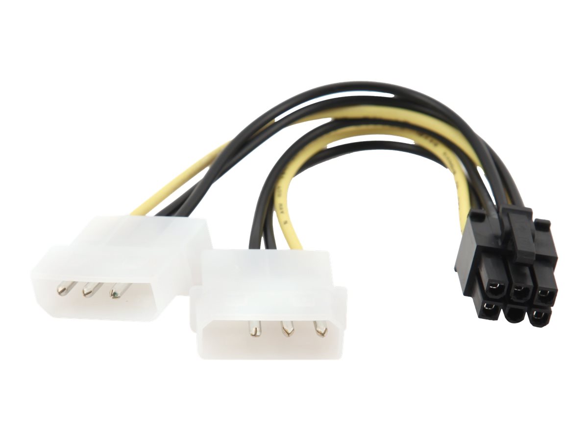 Adapter zasilania kart graficznych 2xMOLEX do PCI-E 6-pin  Gembird
