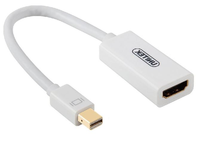 Adapter mini DisplayPort męski na HDMI żeński  Unitek