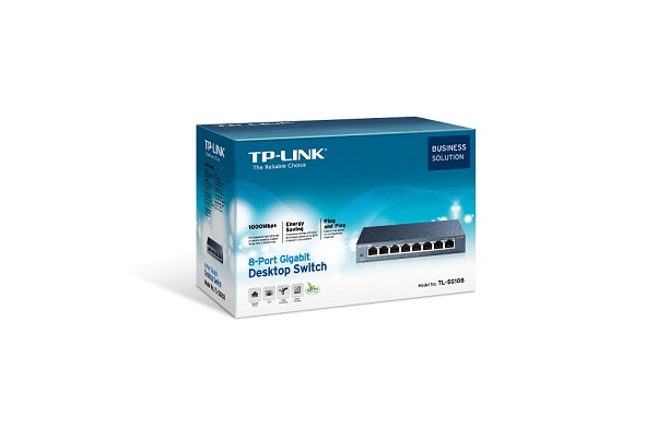Switch TP-Link TL-SG108 8x10/100/1000 MB/s - Metalowa obudowa - obrazek 5