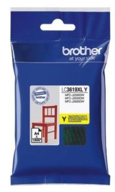 Tusz Brother LC3619XLY Yellow 1500 str. - obrazek 3