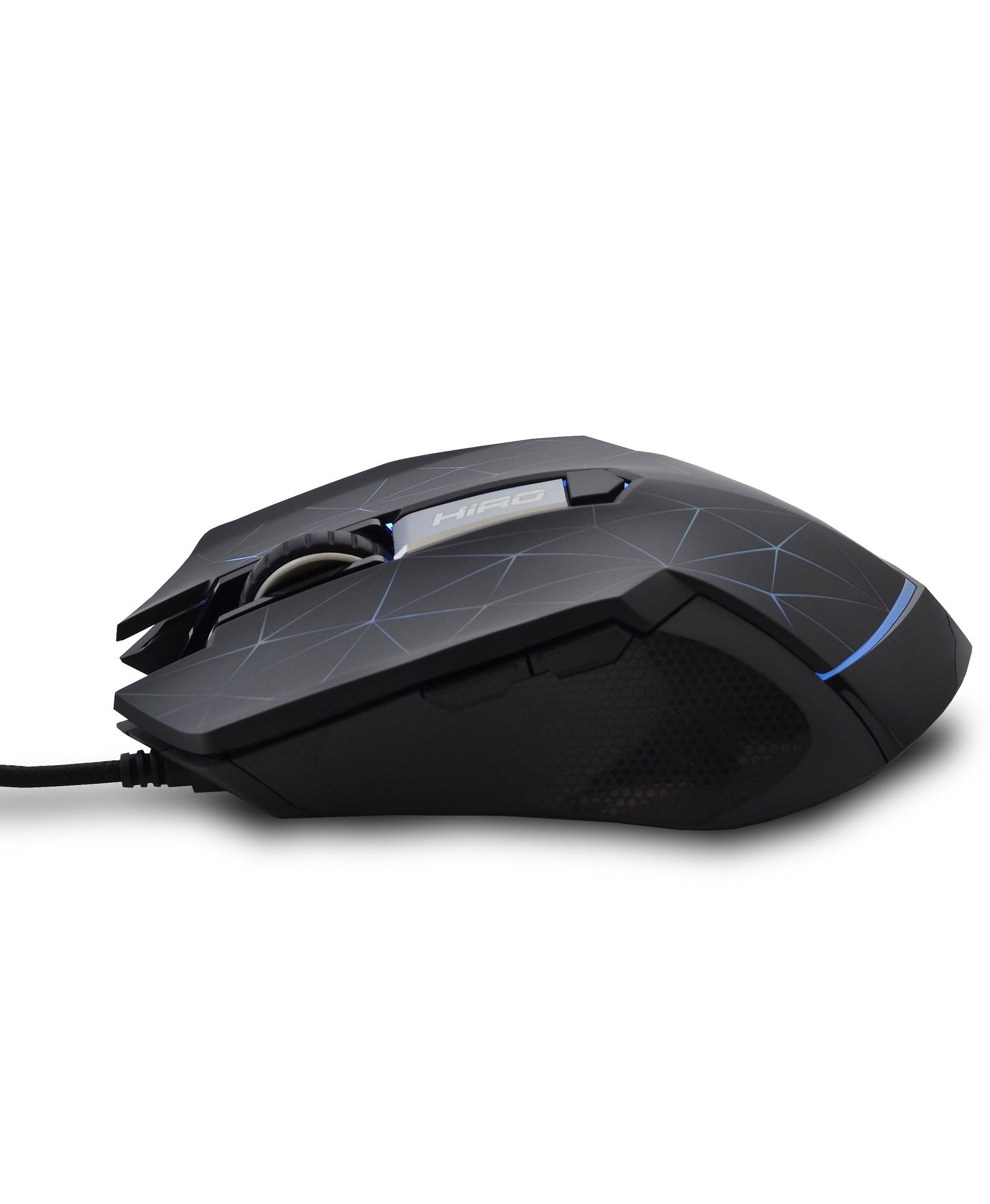 Mysz HIRO SPIDER+ - 250-5000DPI, podświetlana, 5 przycisków - obrazek 3