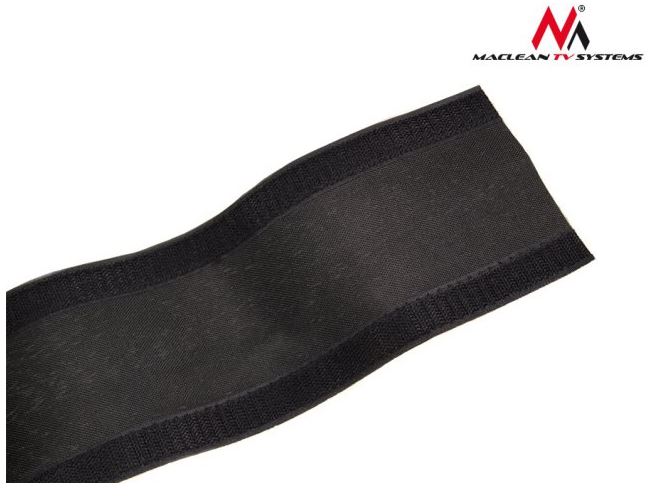 Maskownica do kabli Maclean podłogowa - średnica 105mm, długość 2.0m czarny