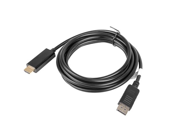 Kabel DisplayPort męski na HDMI męski 1.0 m Lanberg - obrazek 5