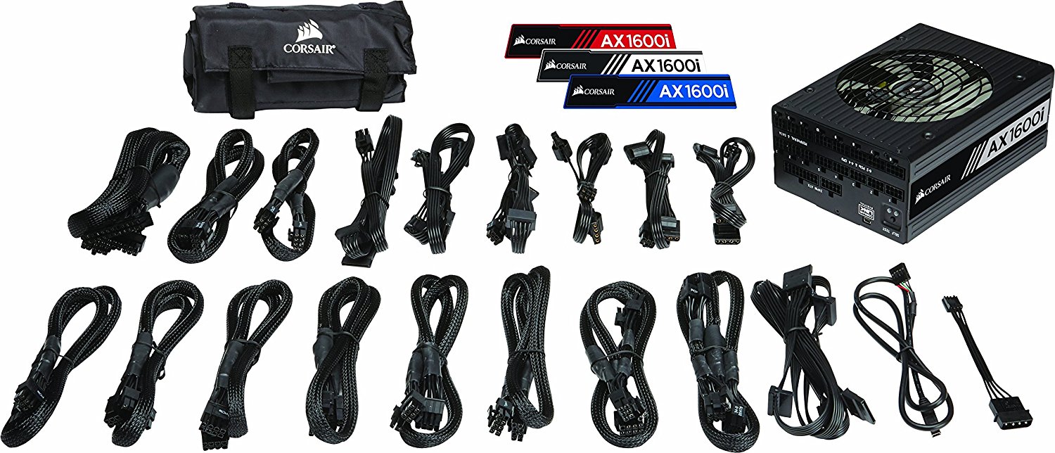 Zasilacz ATX 1600W Corsair HX1600i 80 Plus Titanium - obrazek 3