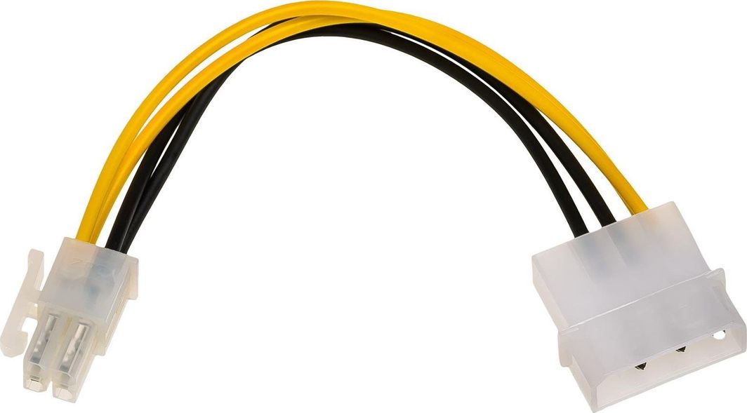 Adapter zasilania Molex na P4 4-PIN  Akyga