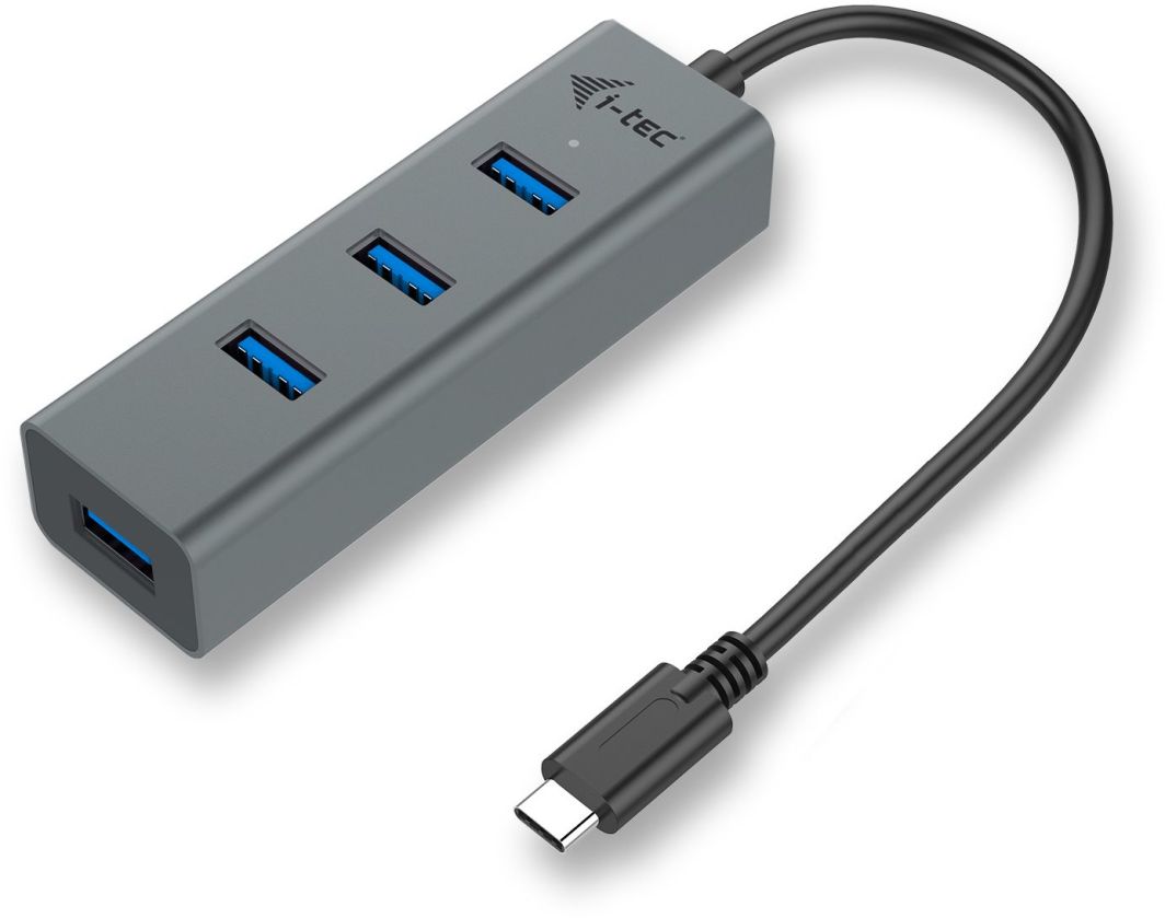 HUB USB Type-C  4 portowy  i-tec