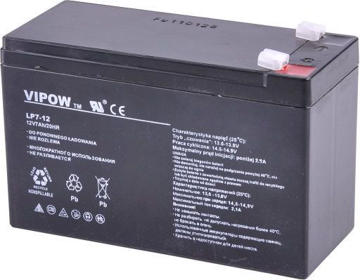 Akumulator UPS Vipow 12V/7Ah