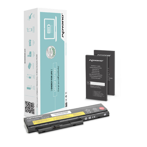 Bateria do laptopa Lenovo ThinkPad X220; X220I; X220S; X230; X230I 11.1 V 4400mAh