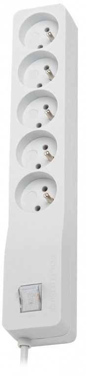 Listwa zasilająca LESTAR ZX 510 5 gniazd 1.5 m szara