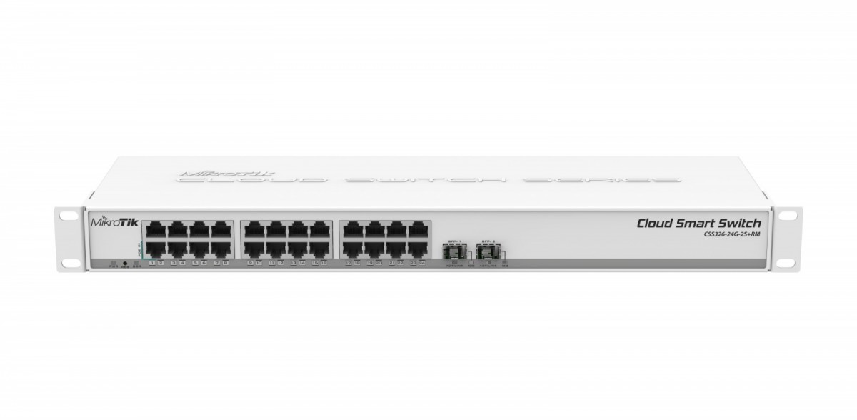 Switch MikroTik Cloud Smart Switch CSS326-24G-2S+RM