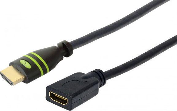 Kabel przedłużacz HDMI męski na HDMI żeński v2.0 5.0m Techly