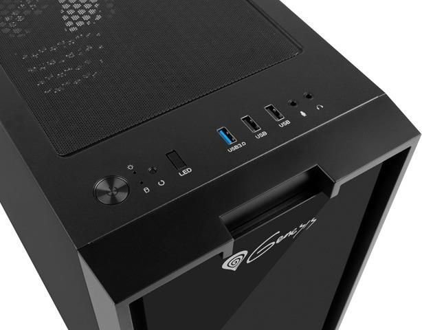 Obudowa Genesis Irid 353 USB 3.0 z oknem, podświetlenie ARGB - obrazek 4