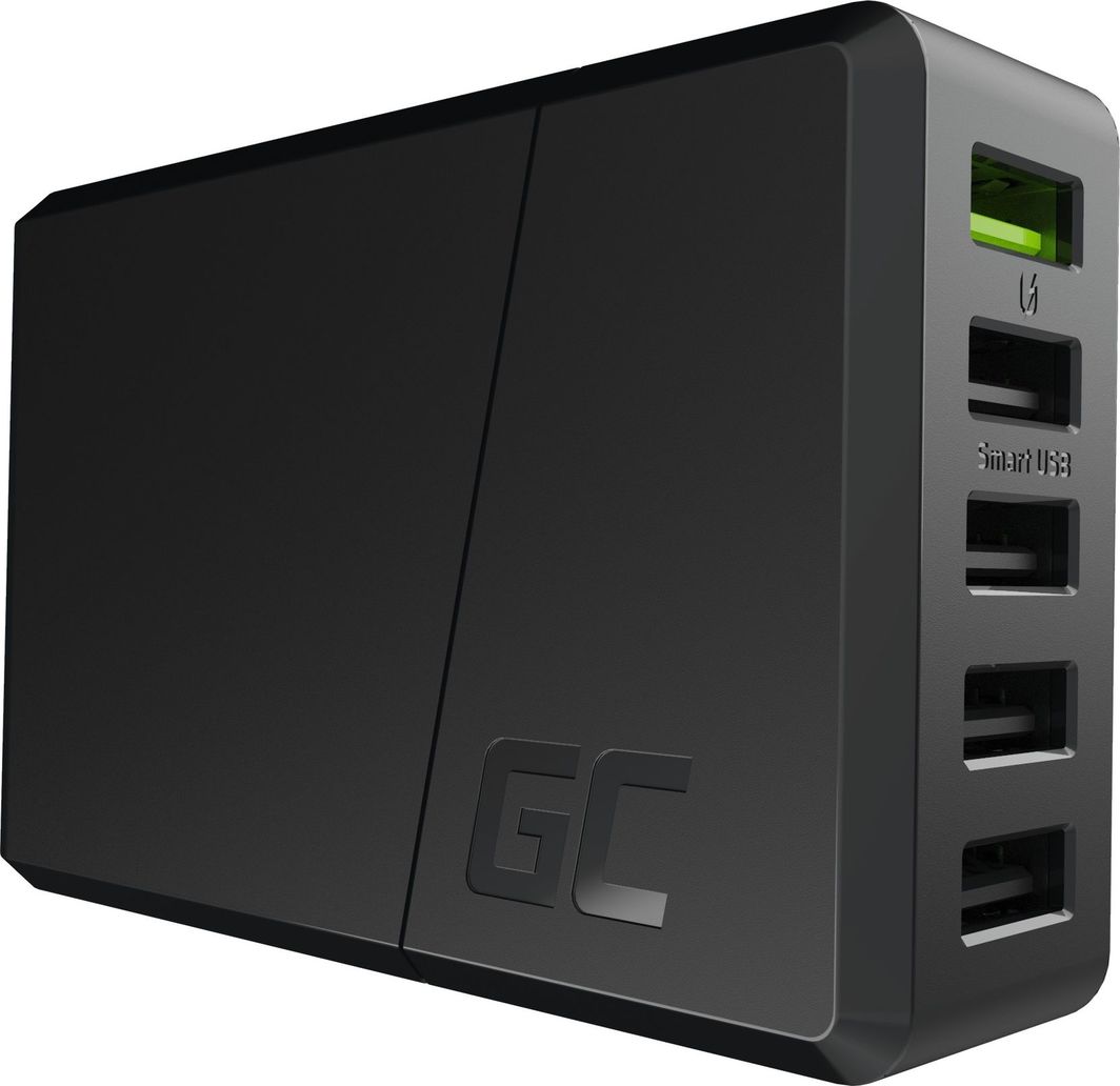 Ładowarka sieciowa USB 52W 5 x USB A Green Cell ChargeSource 5