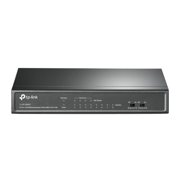 Switch TP-Link TL-SF1008LP  8x10/100 MB/s  4xPoE