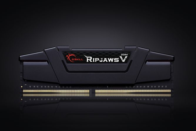 DIMM PC-3200 DDR4 32GB G.SKILL RipjawsV Black **2 x 16GB** - obrazek 2