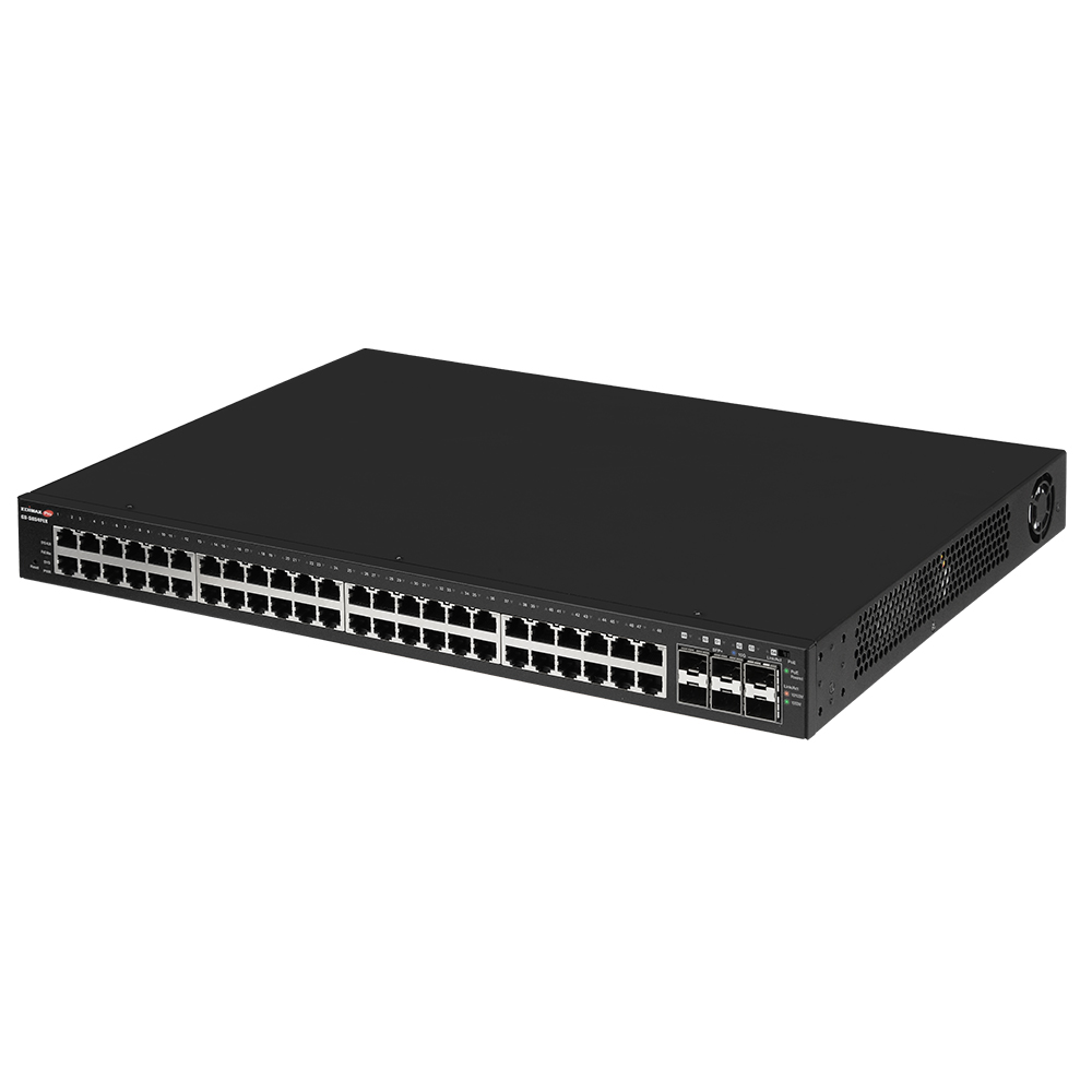 Switch Edimax GS-5654LX 48-Port Gigabit PoE+ Web Smart 6xSFP+ - obrazek 4