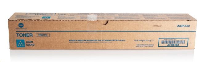 Toner Konica Minolta TN-512C Cyan 26000 str.