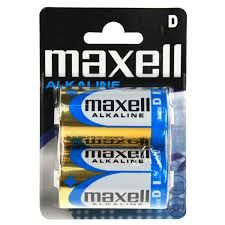 Bateria Alkaliczna R20  2 szt.  Maxell