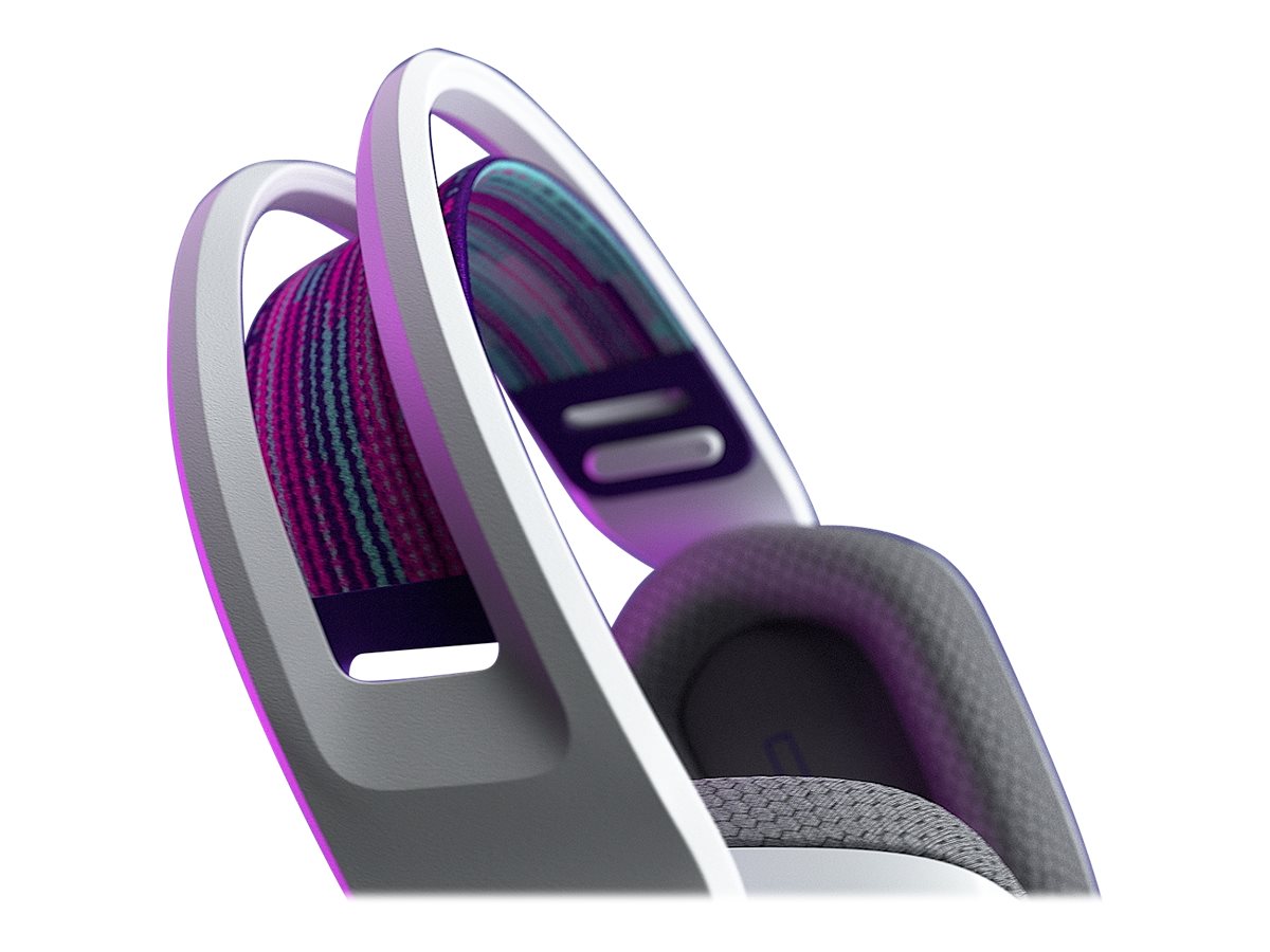 Słuchawki bezprzewodowe Logitech G733 LIGHTSPEED Wireless RGB Gaming Headset White - obrazek 4
