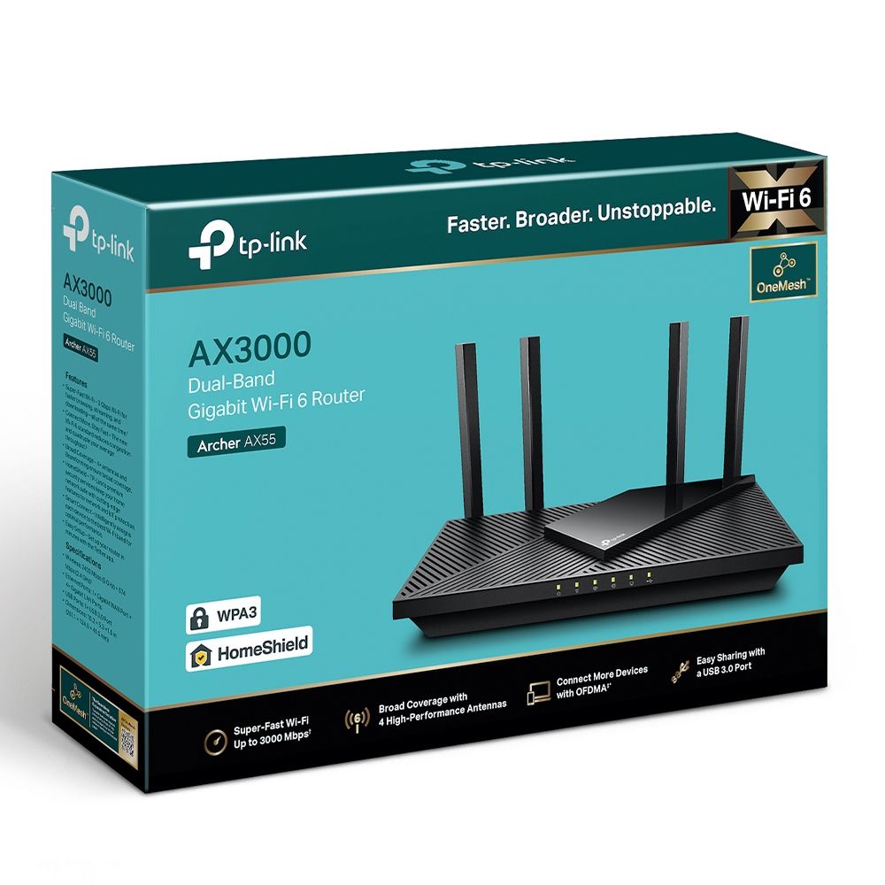 Router Wi-Fi 6 AX3000 TP-Link Archer AX55 - obrazek 2