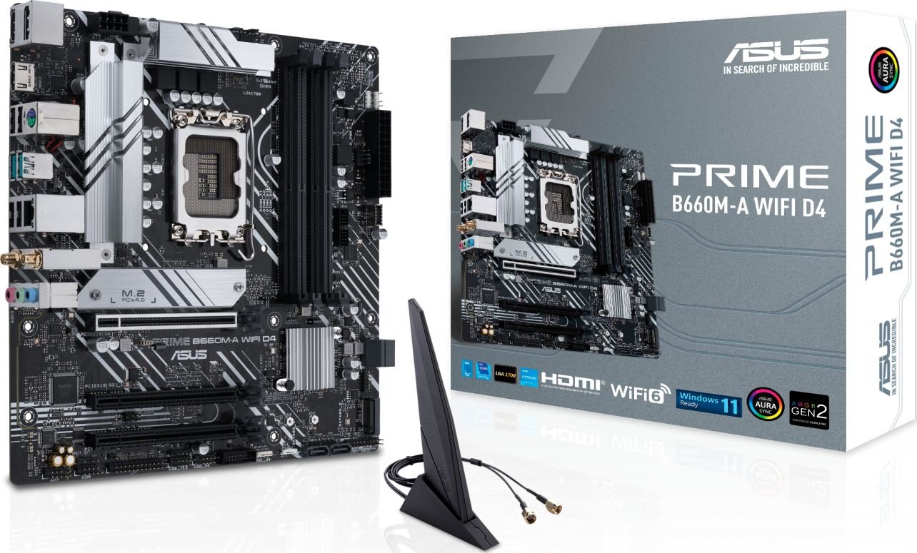 Płyta Socket LGA1700 Asus PRIME B660M-A WIFI D4