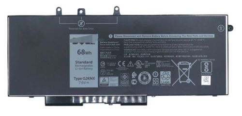 Bateria do laptopa Dell 68WHR, 4 Cell, Lithium Ion, Dell Latitude 5480/5580