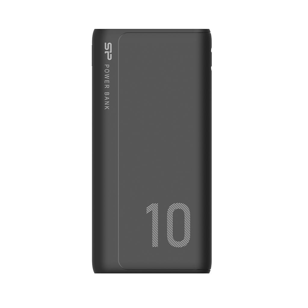 PowerBank Silicon Power 10000mAh GP15 1x USB-C, 2x USB-A  Czarny