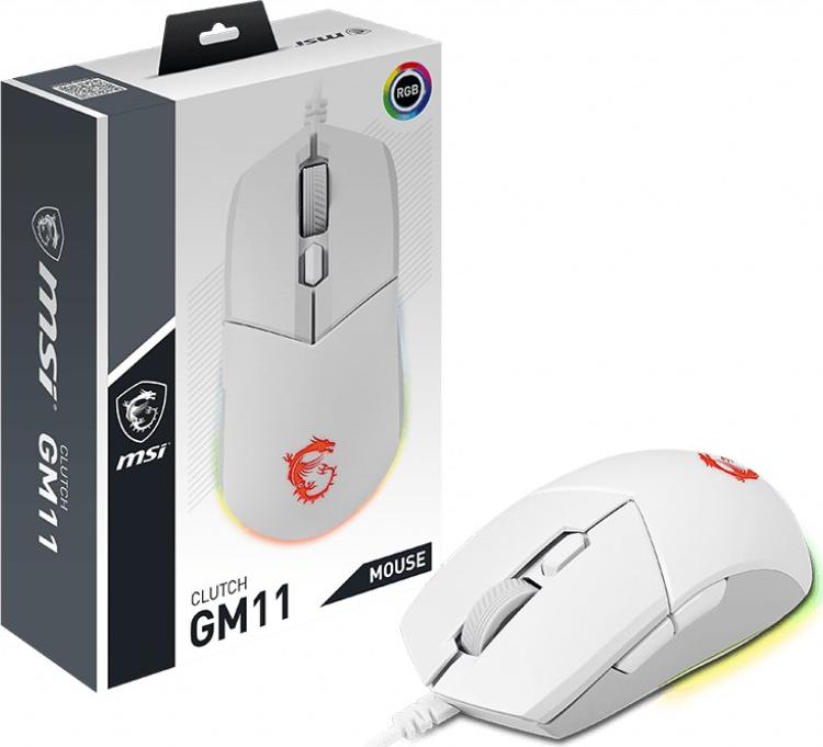 Mysz MSI Clutch GM11 White - obrazek 5