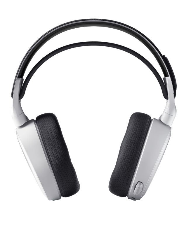 Słuchawki bezprzewodowe SteelSeries Arctis 7+ Białe - obrazek 4