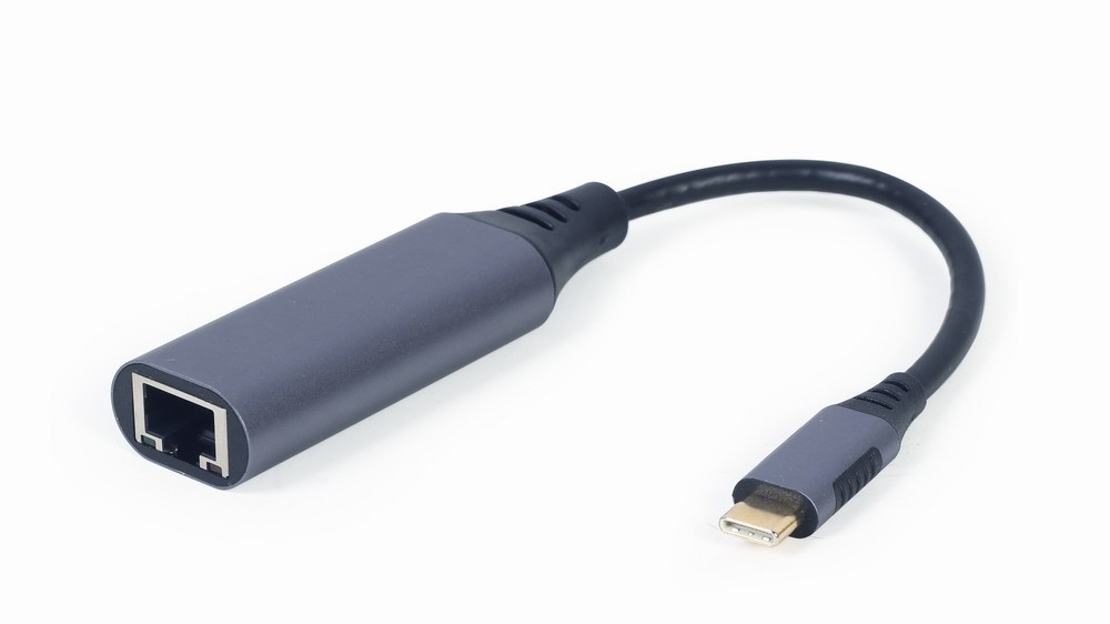 Adapter USB Type-C męski na RJ-45 Gembird