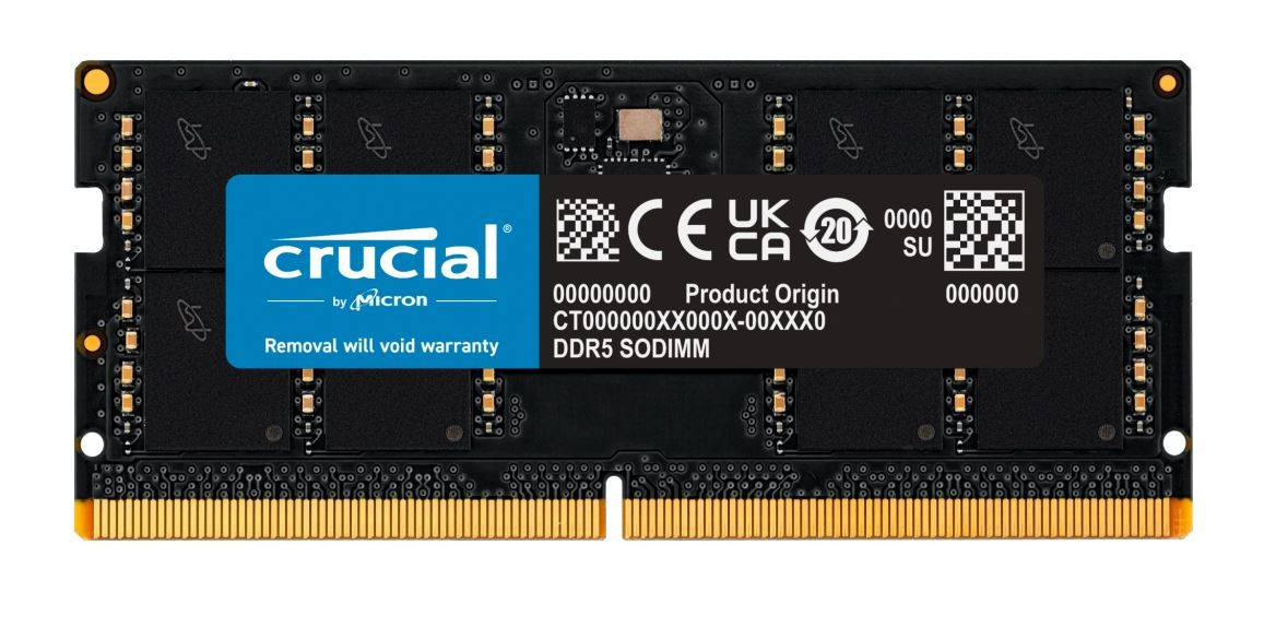 SODIMM PC-5600 DDR5 32GB CL46 Crucial