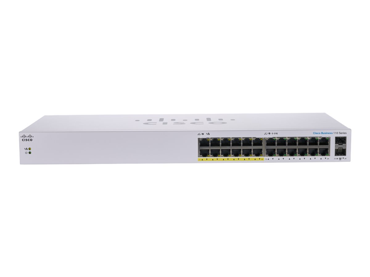 Switch Cisco CBS110-24PP 24-Port Gigabit Switch PoE