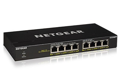 Switch Netgear GS308PP 8-Port Gigabit PoE+