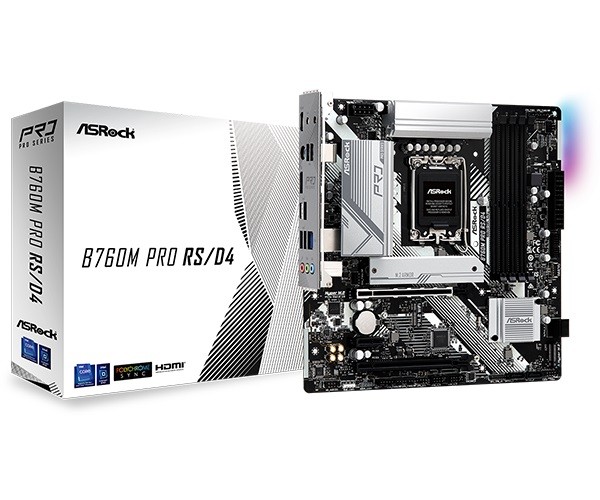 Płyta Socket LGA1700 ASRock B760M PRO RS/D4