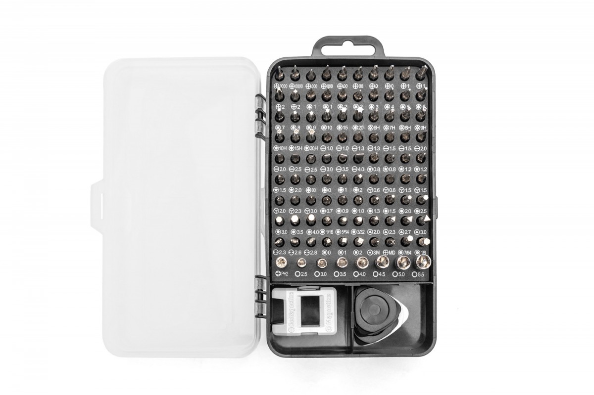 Zestaw śrubokrętów precyzyjnych Digitus - 115 elementów