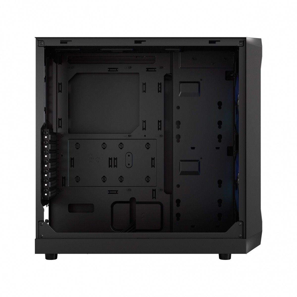 Obudowa Fractal Design Focus 2 RGB TG Clear Tint Black - obrazek 3
