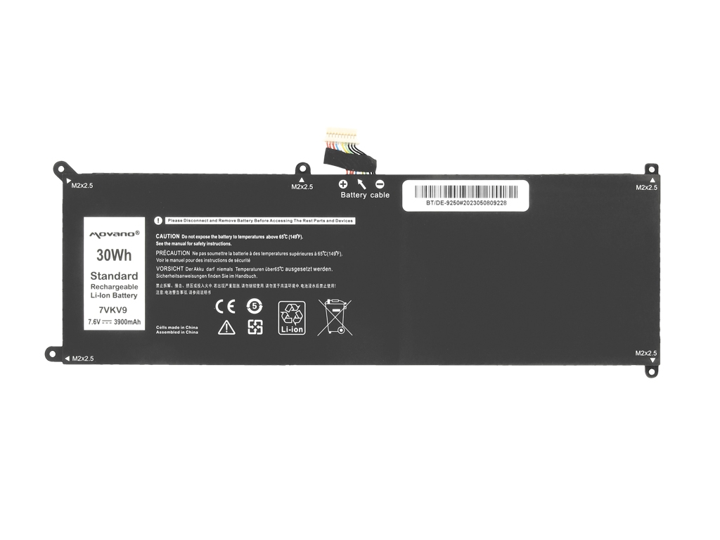 Bateria do laptopa Dell Latitude 12 (7275), XPS 12 (9250) 7.6 V 3900mAh - obrazek 3