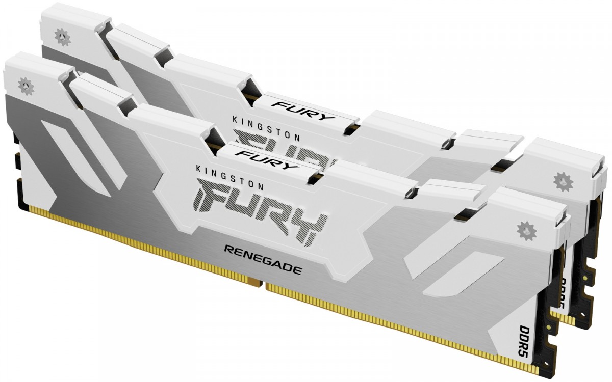 DIMM PC-7200 DDR5 32GB Kingston KF572C38RWK2-32 Fury Renegade White **2 x 16GB**