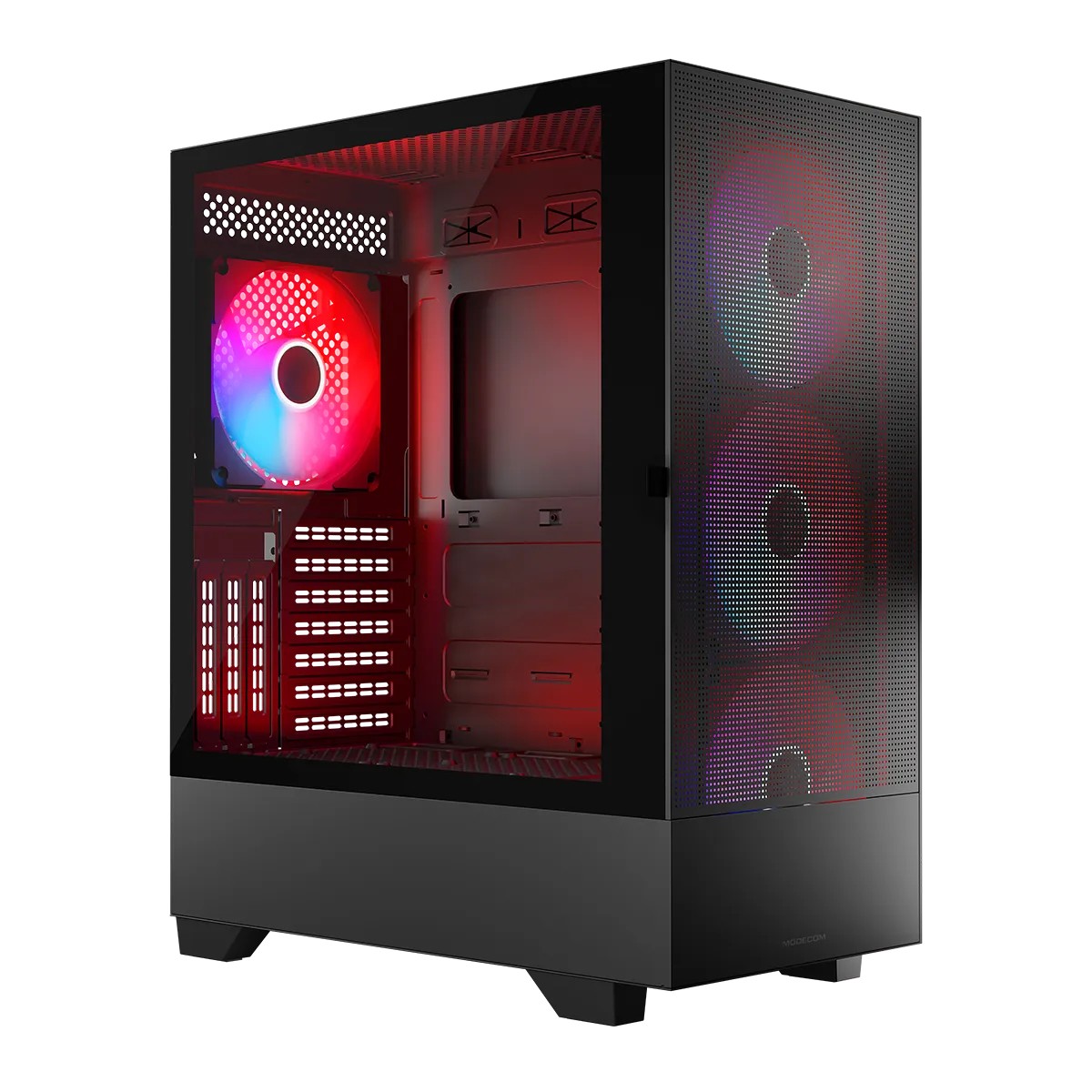 Obudowa Modecom Siroco Flow ARGB Czarna