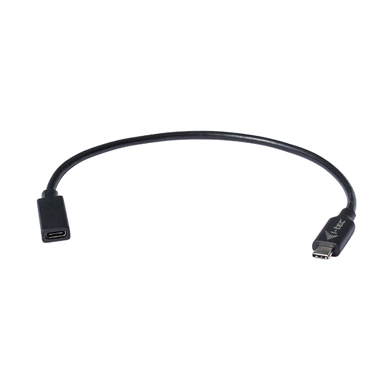 Kabel USB Type-C przedłużacz 0.3 m i-tec