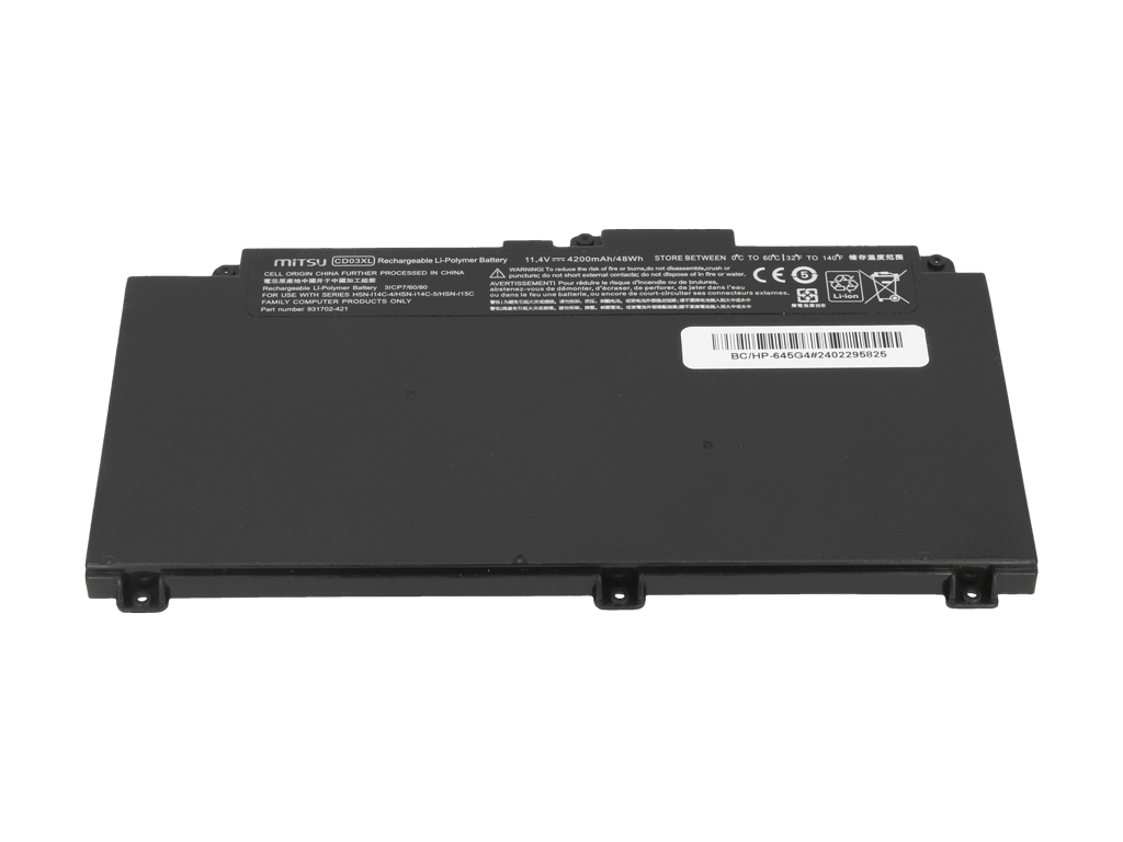 Bateria do laptopa HP ProBook 640 G4; 640 G5; 640 G7; 645 G4; 650 G4; 650 G4; 650 G7 11.4V 4200 mAh - obrazek 4
