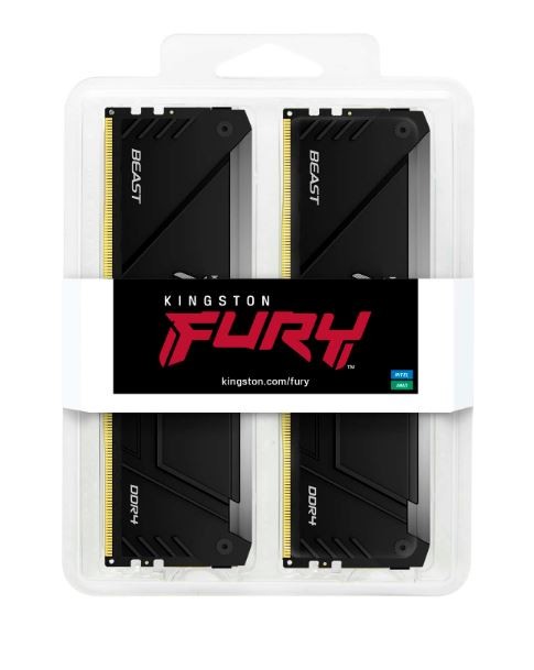 DIMM PC-3200 DDR4 16GB Kingston KF432C16BB2AK2/16 Fury Beast RGB **2 x 8GB** - obrazek 3