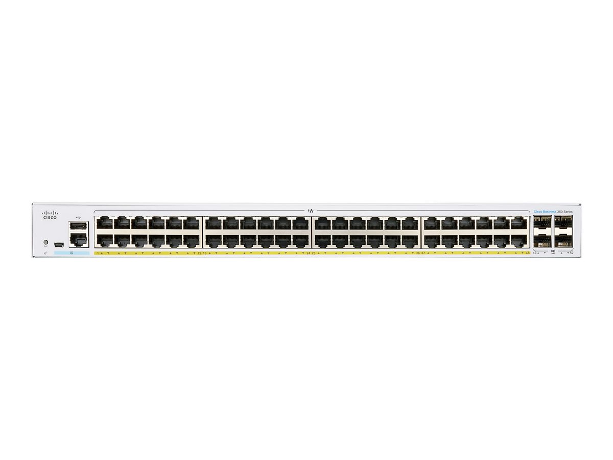 Switch Cisco CBS350-48P-4X-EU Smart 48-port Gigabit PoE 4X10G SFP+ - obrazek 2
