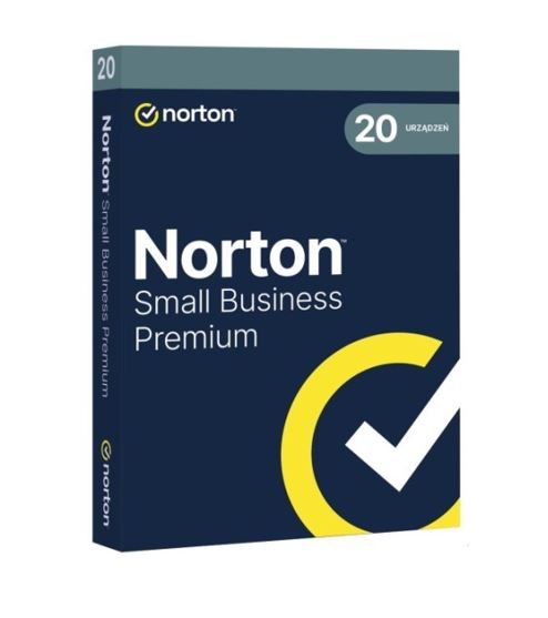 Norton Small Business Premium 500GB   PL  1 Użytkownik  20 Urządzeń  1 Rok
